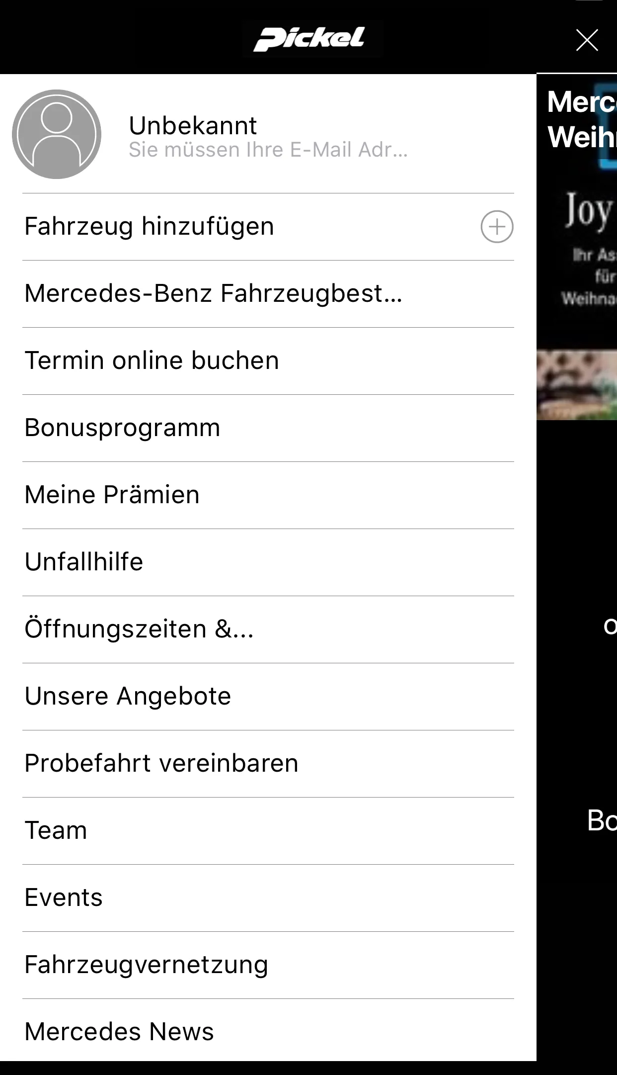 Autohaus Pickel | Indus Appstore | Screenshot