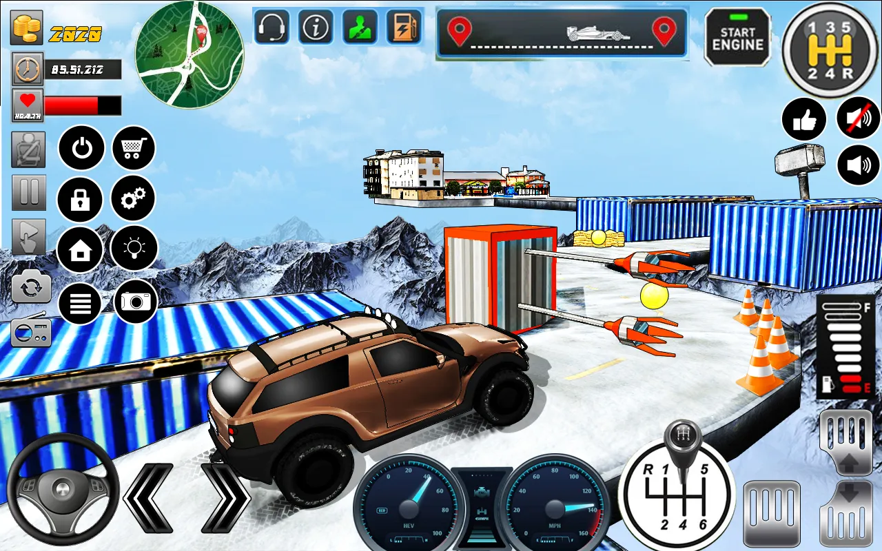 Extreme Jeep Snow Stunts | Indus Appstore | Screenshot