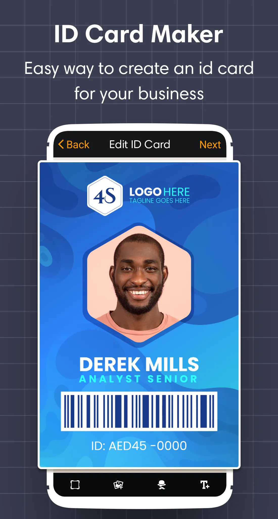 Employee ID Card Maker | Indus Appstore | Screenshot