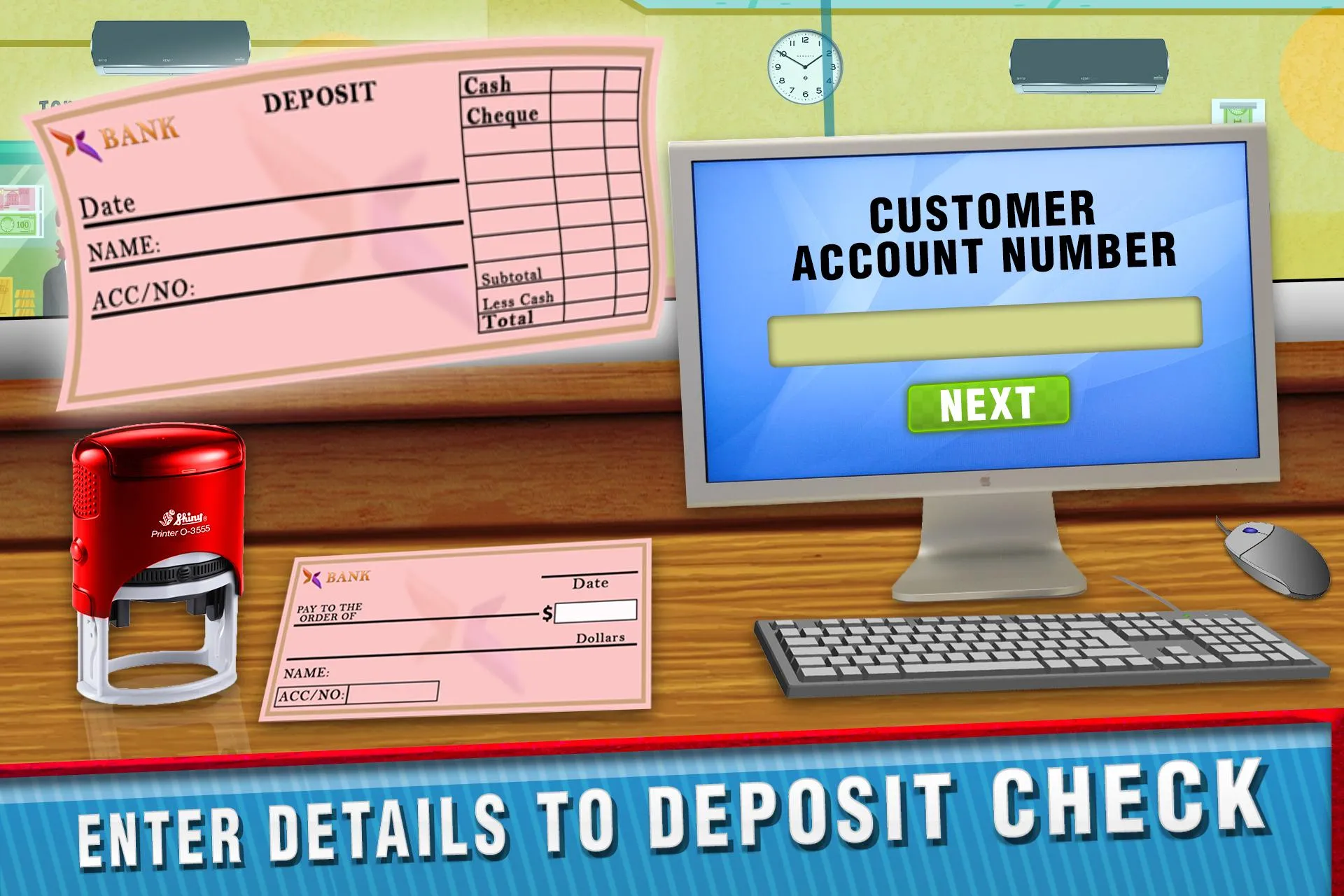 Bank Manager Cashier Game Sim | Indus Appstore | Screenshot