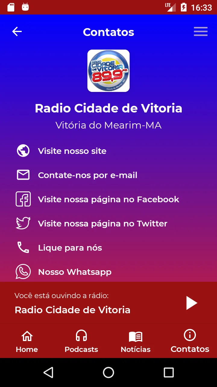 Rádio Cidade de Vitória | Indus Appstore | Screenshot