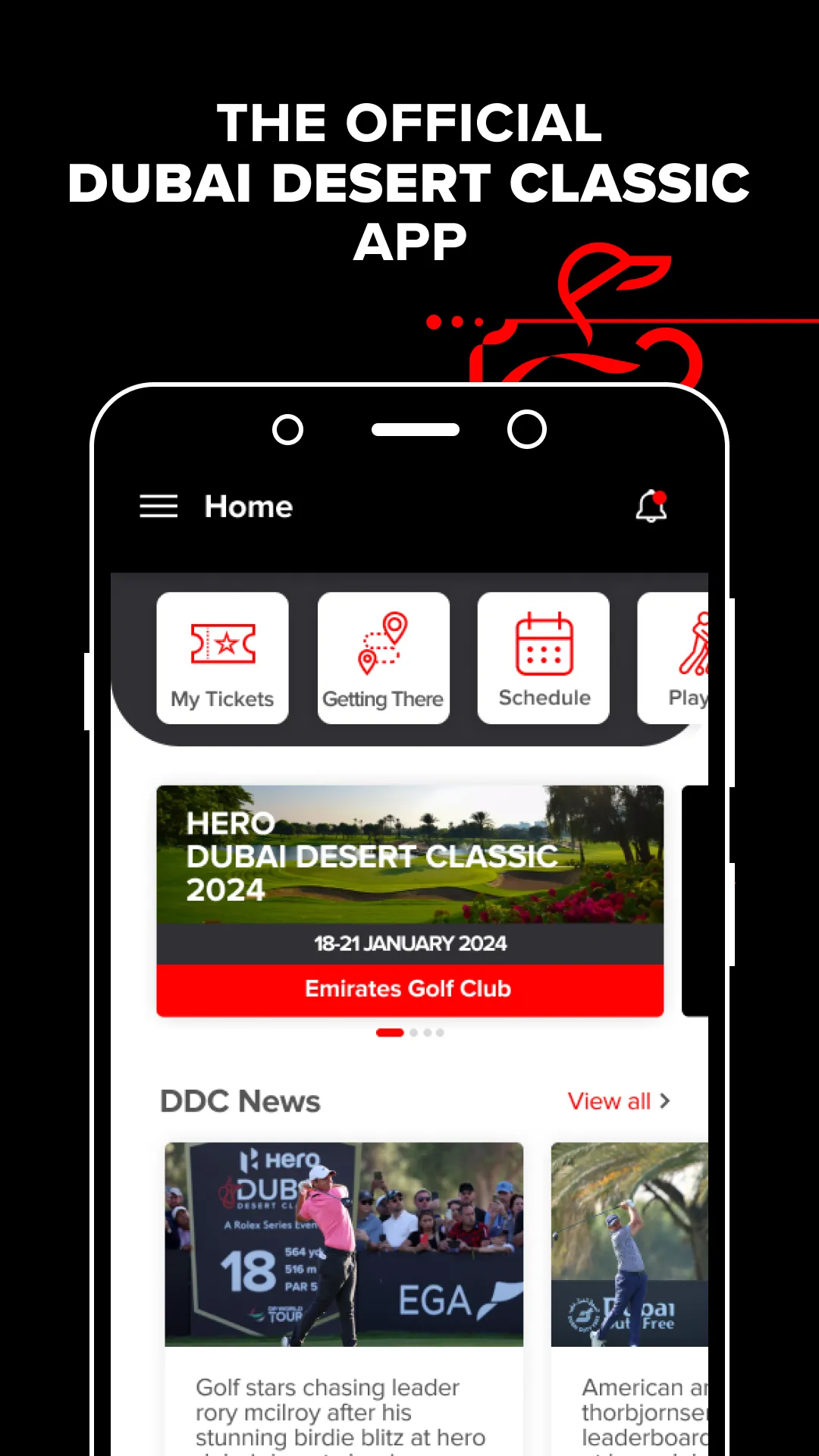 Hero Dubai Desert Classic | Indus Appstore | Screenshot