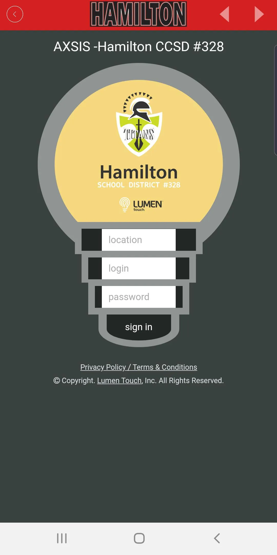 Hamilton School District 328 | Indus Appstore | Screenshot