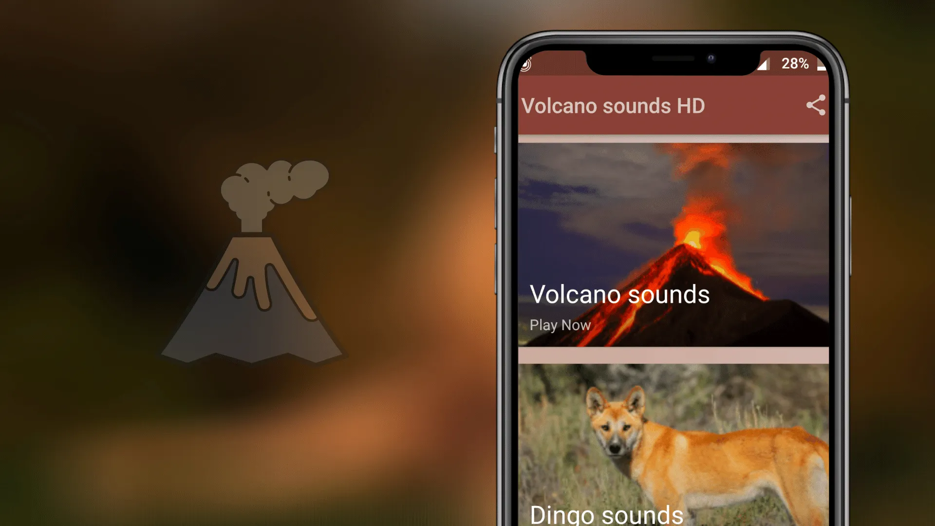 Volcano and Lava sounds | Indus Appstore | Screenshot