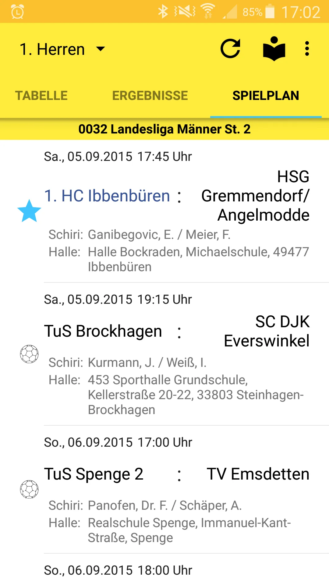 SG Handball Ibbenbüren | Indus Appstore | Screenshot