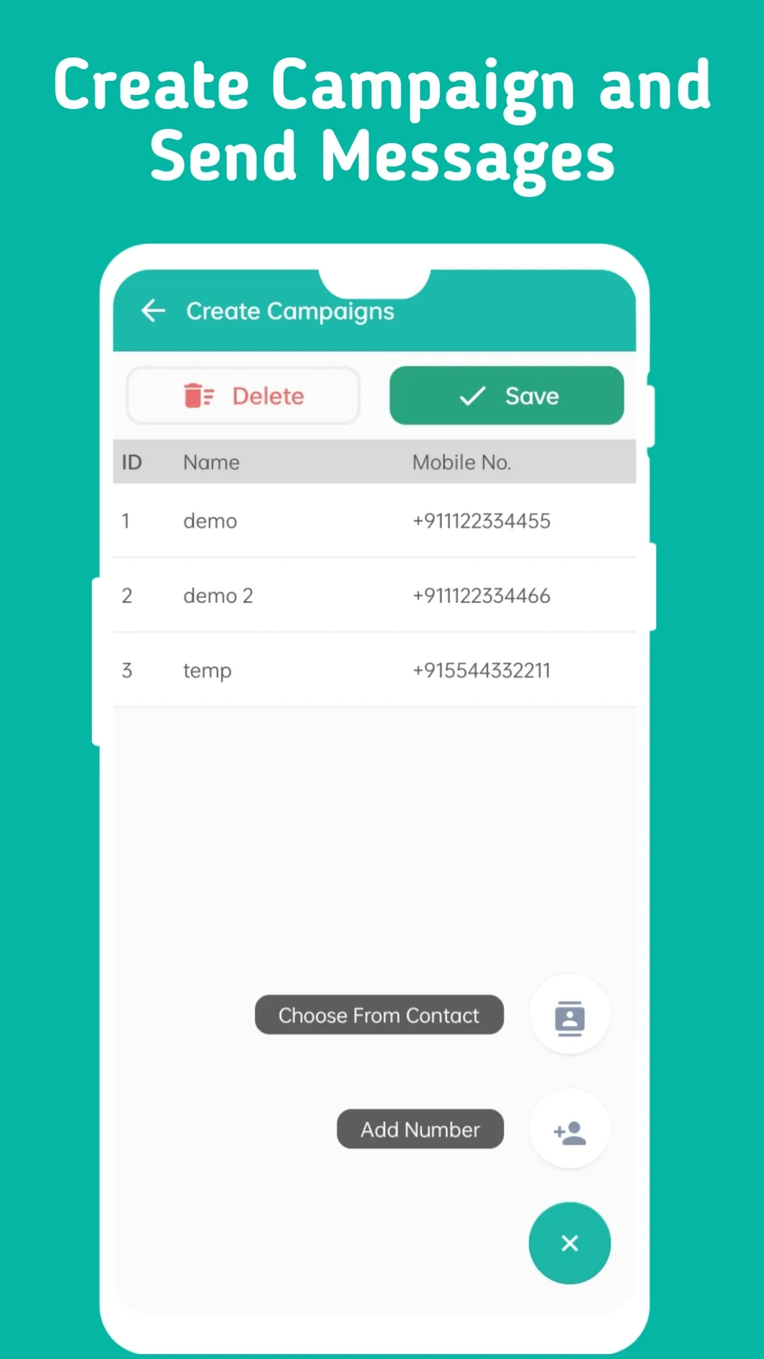 Hive Bulk Sender - For WaPromo | Indus Appstore | Screenshot