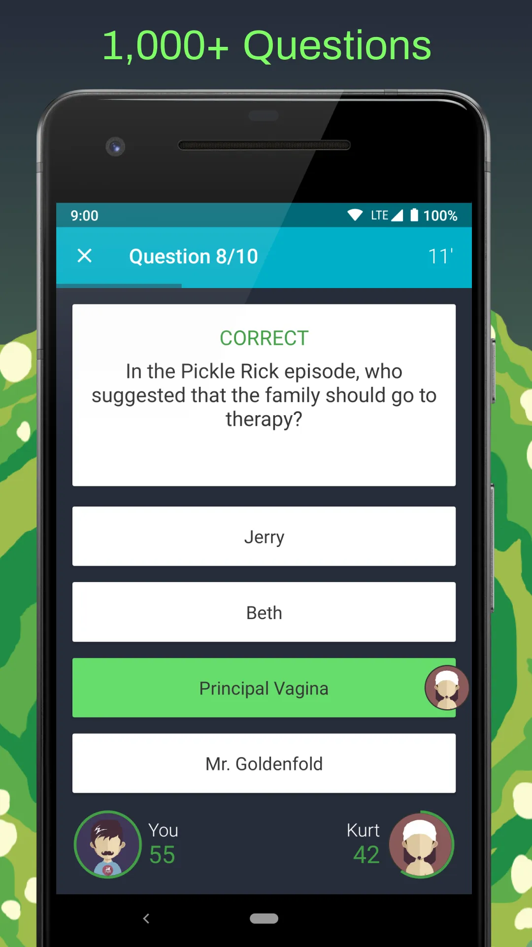 Fan Quiz for Rick and Morty | Indus Appstore | Screenshot