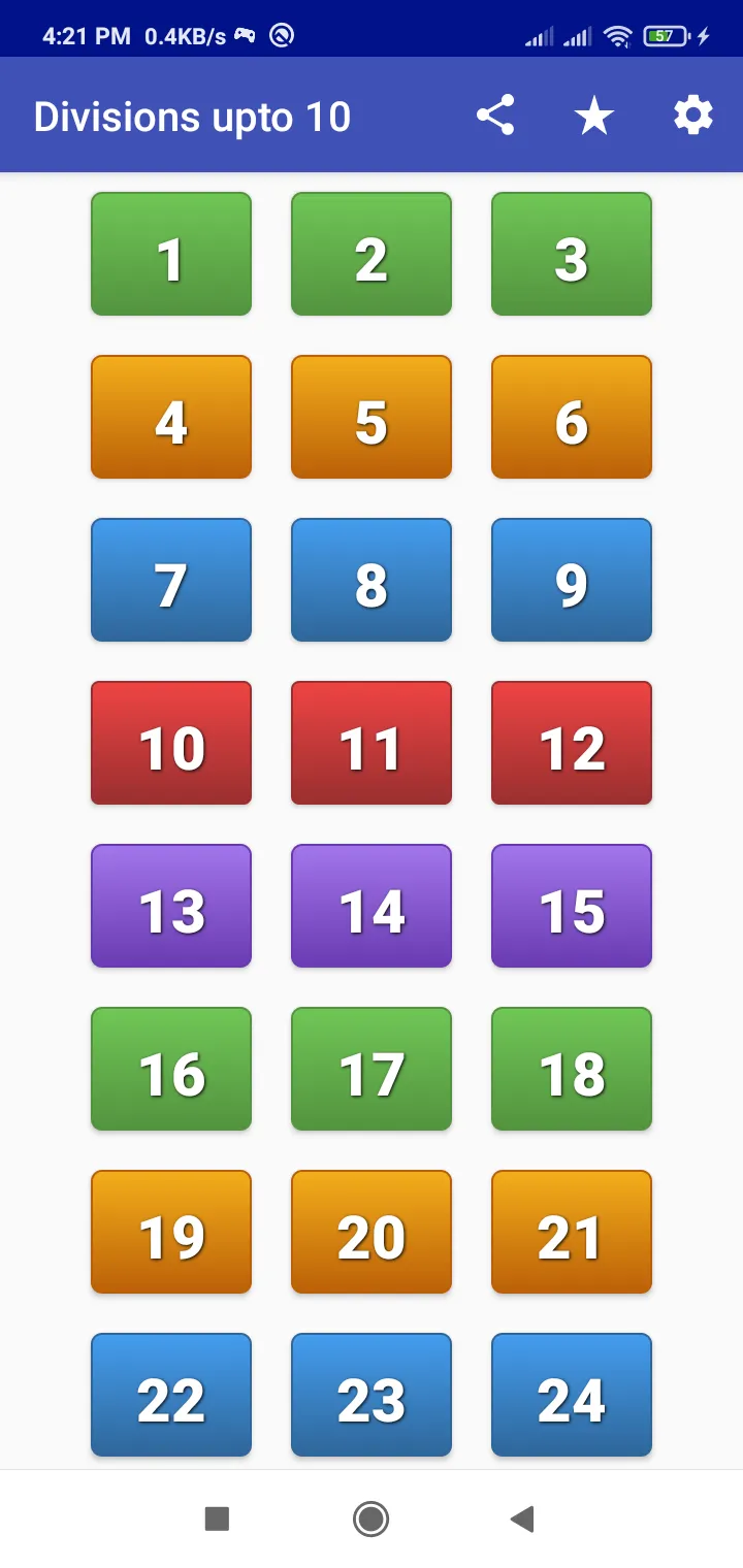 Division Tables | Indus Appstore | Screenshot