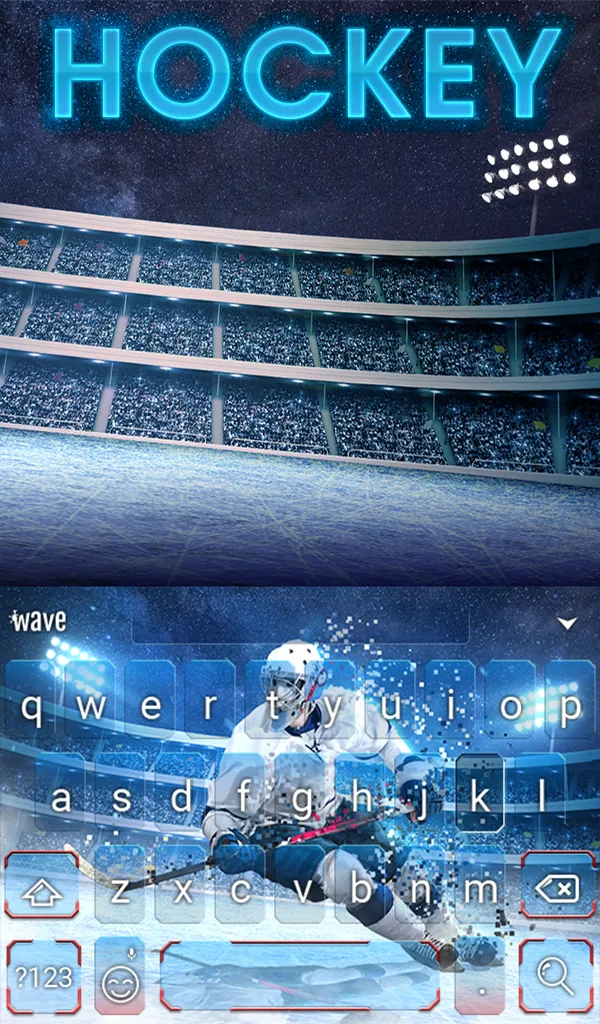 Hockey Animated Keyboard | Indus Appstore | Screenshot