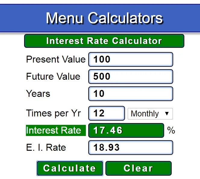 Interest Rate Calculator | Indus Appstore | Screenshot