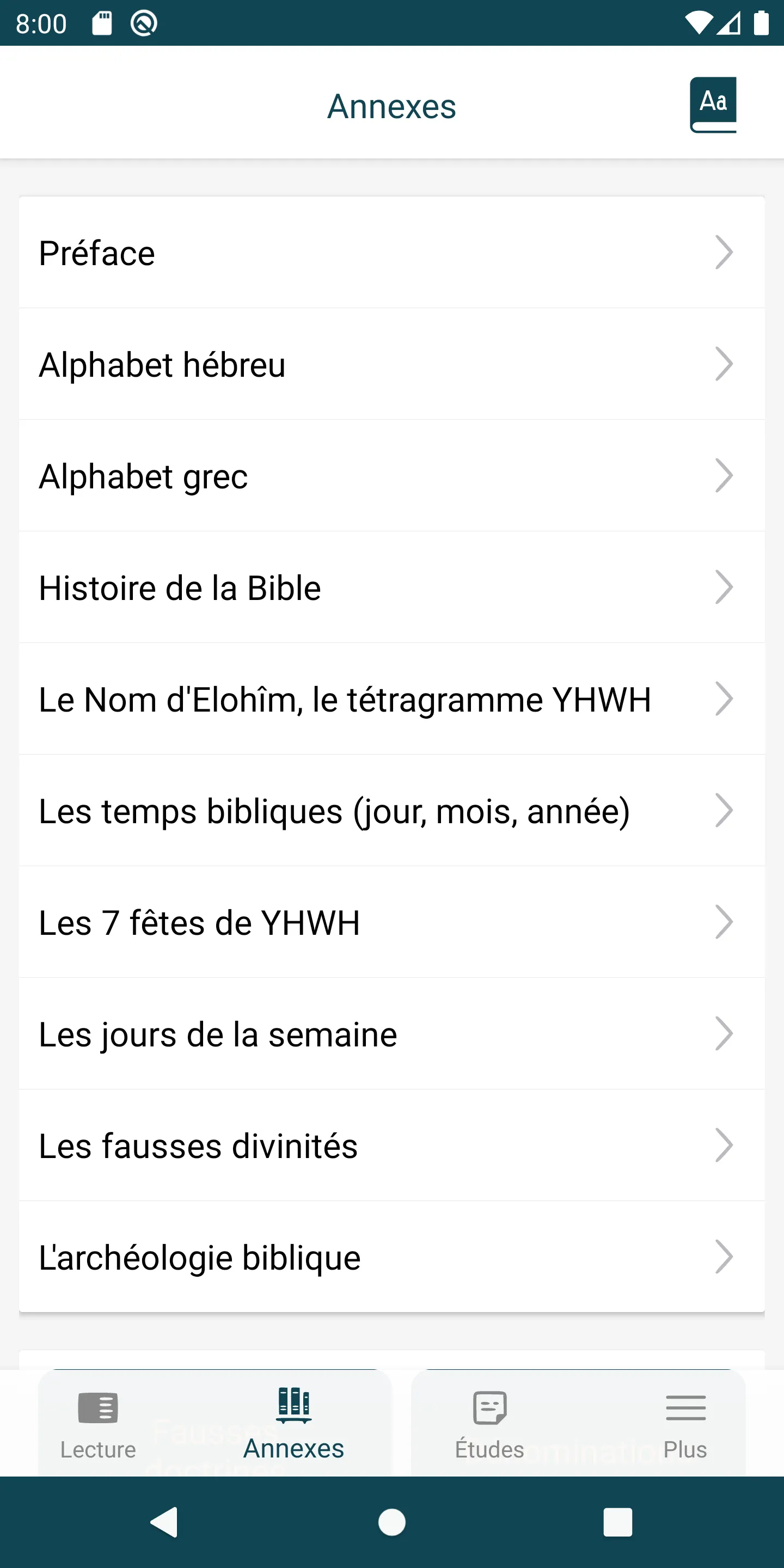 Bible de Yéhoshoua Mashiah | Indus Appstore | Screenshot