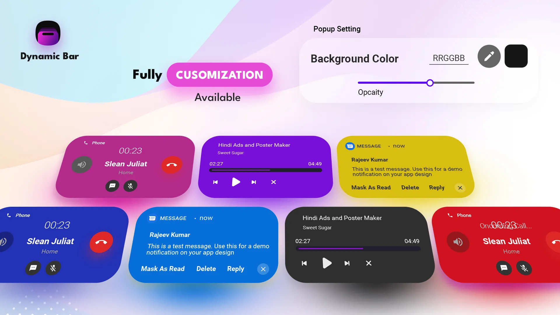 Dynamic Island : dynamicBar | Indus Appstore | Screenshot