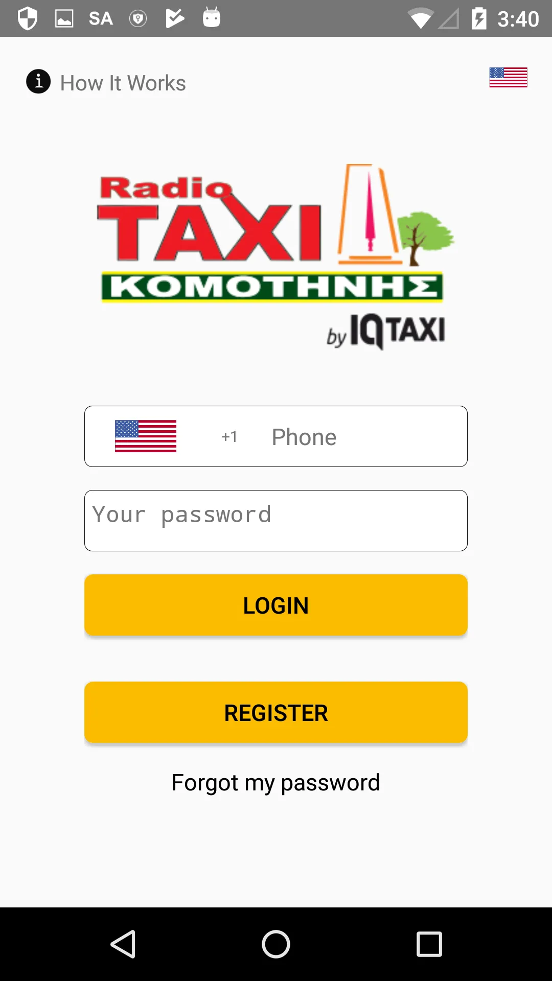 Radiotaxi Komotinis | Indus Appstore | Screenshot