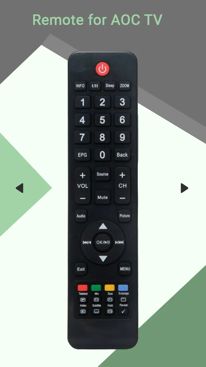 Remote for AOC TV | Indus Appstore | Screenshot