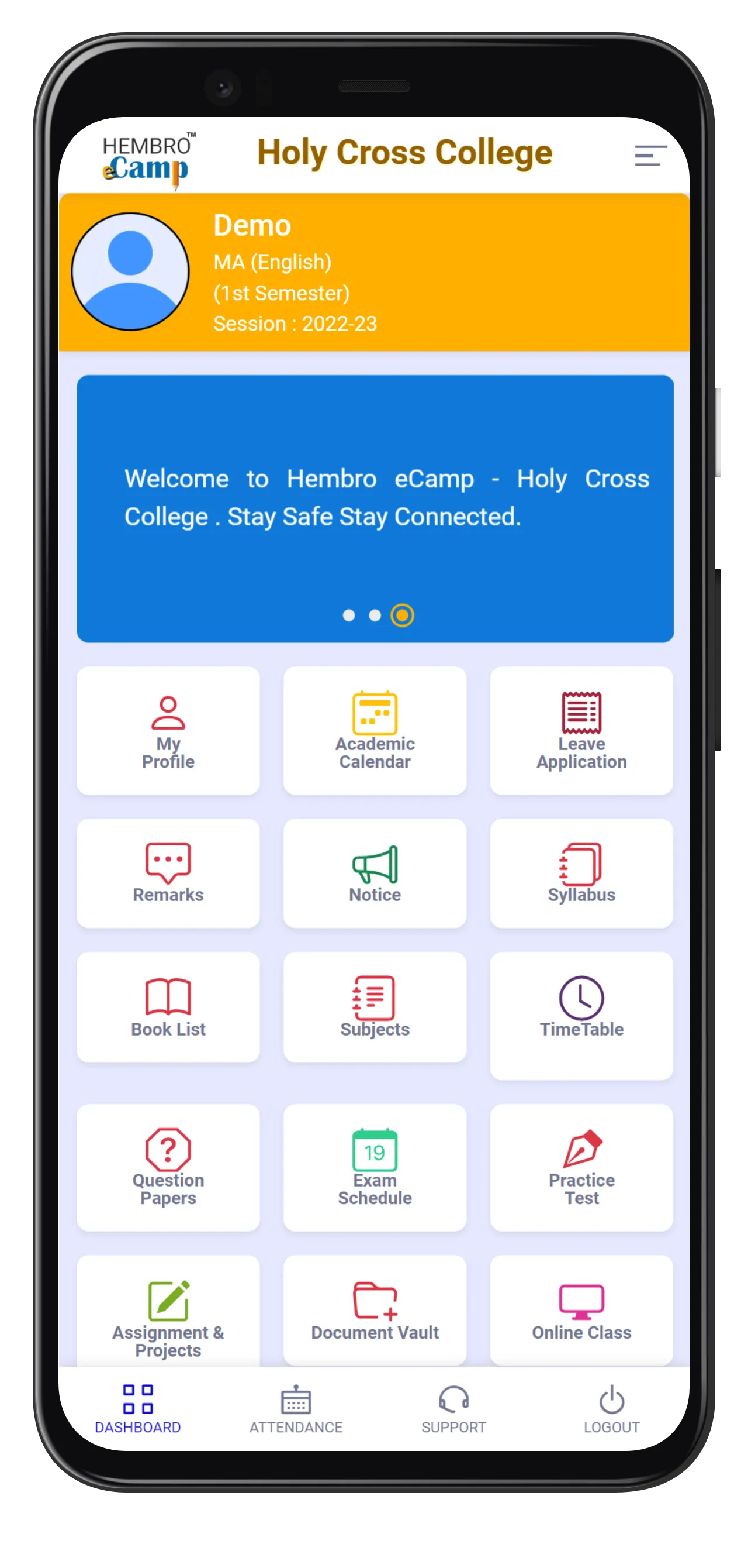 Holy Cross College-HembroEcamp | Indus Appstore | Screenshot