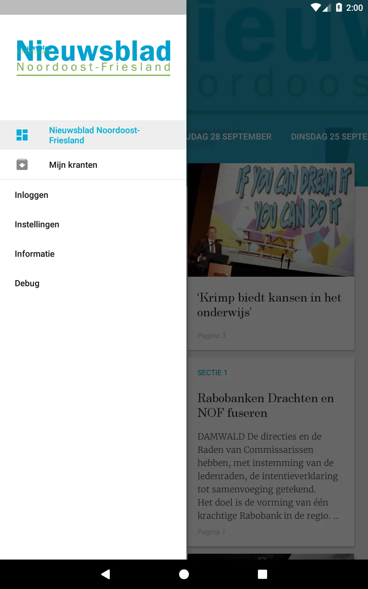 Nieuwsblad Noordoost Friesland | Indus Appstore | Screenshot