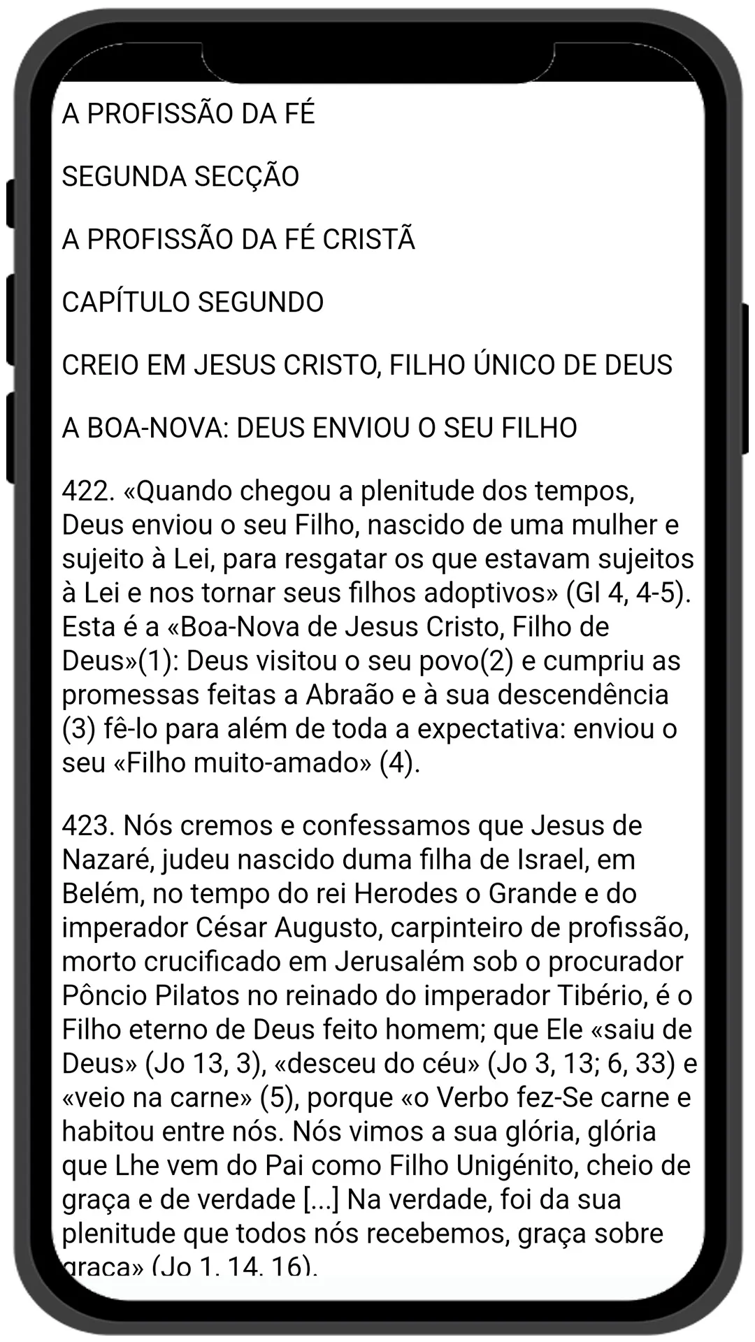 Portuguese Catholic Catechism | Indus Appstore | Screenshot