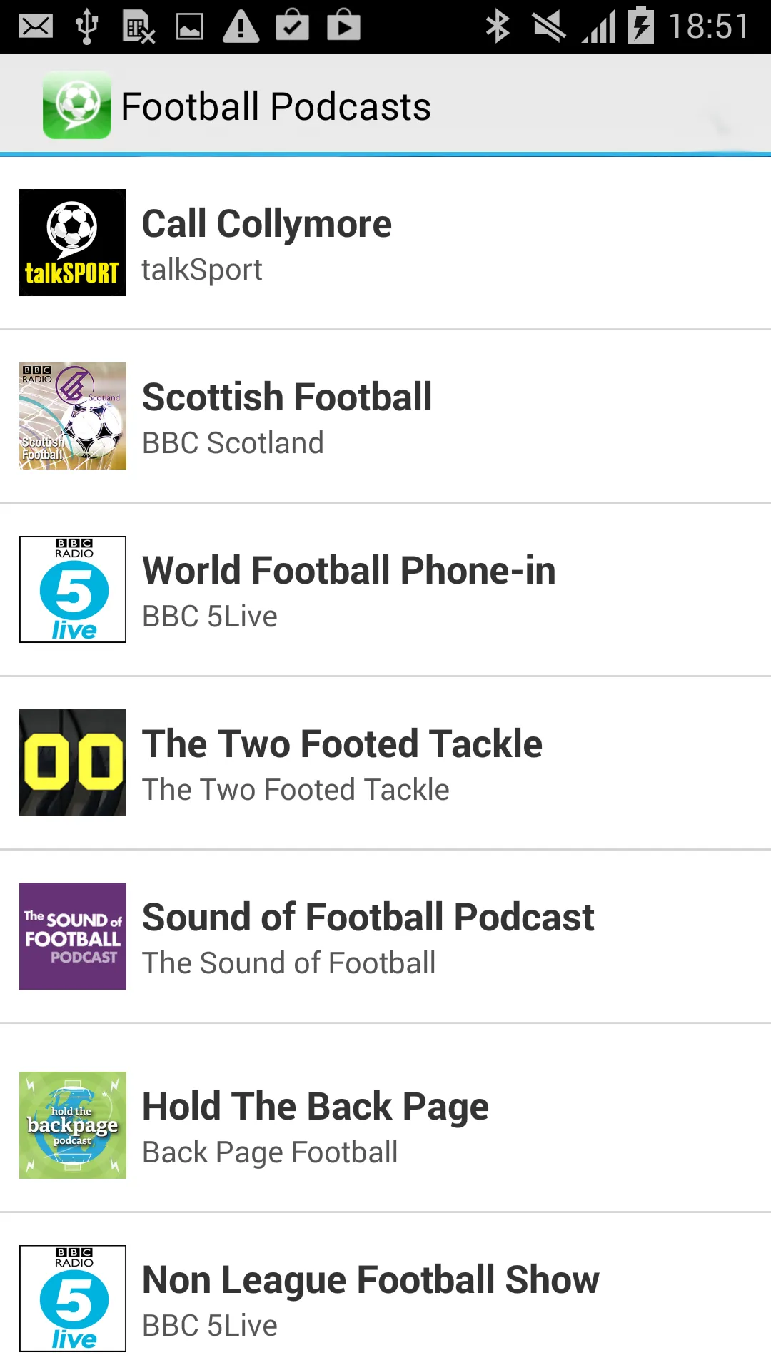 Football Podcasts | Indus Appstore | Screenshot