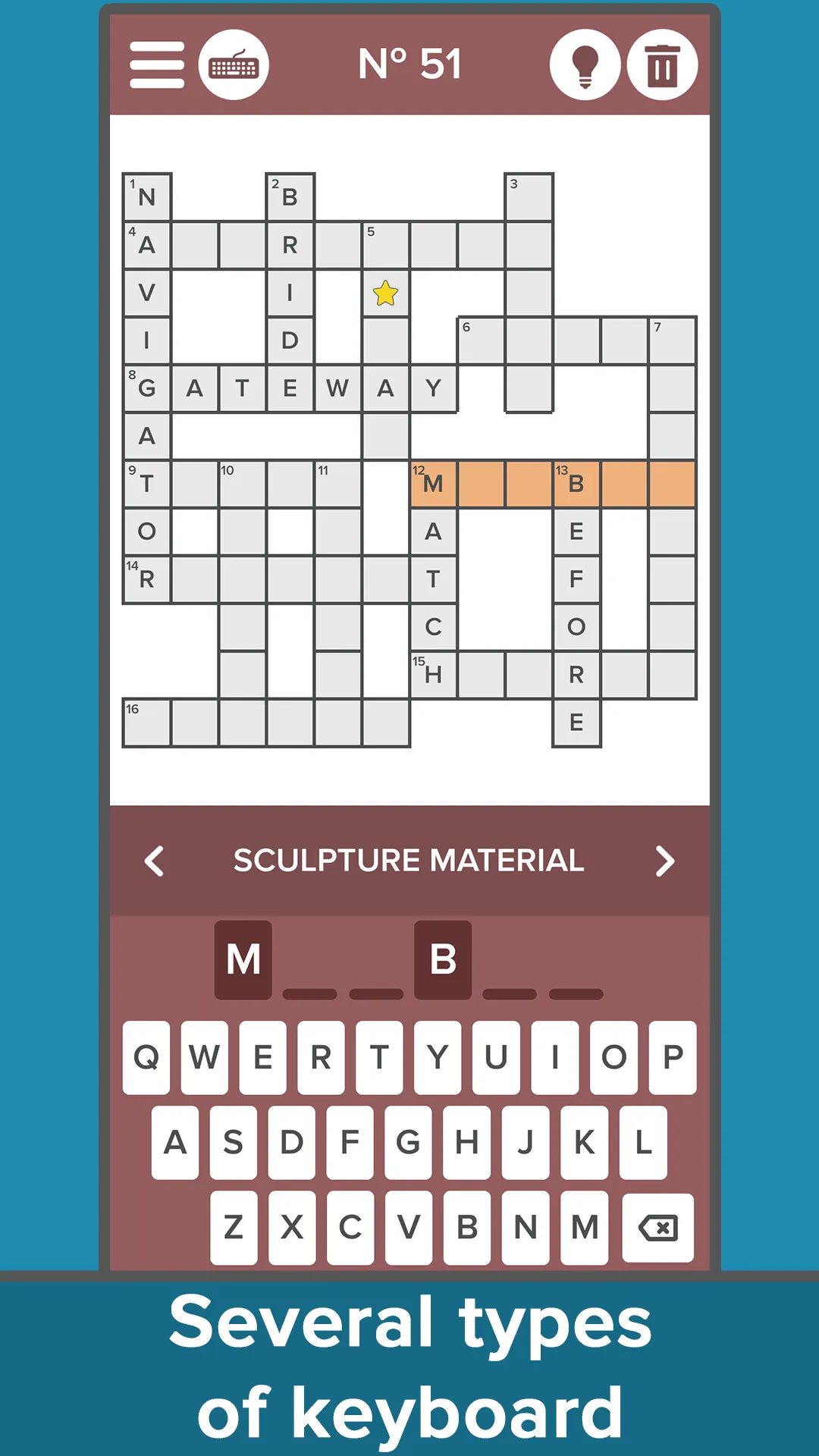 Crossword: Puzzle collection | Indus Appstore | Screenshot