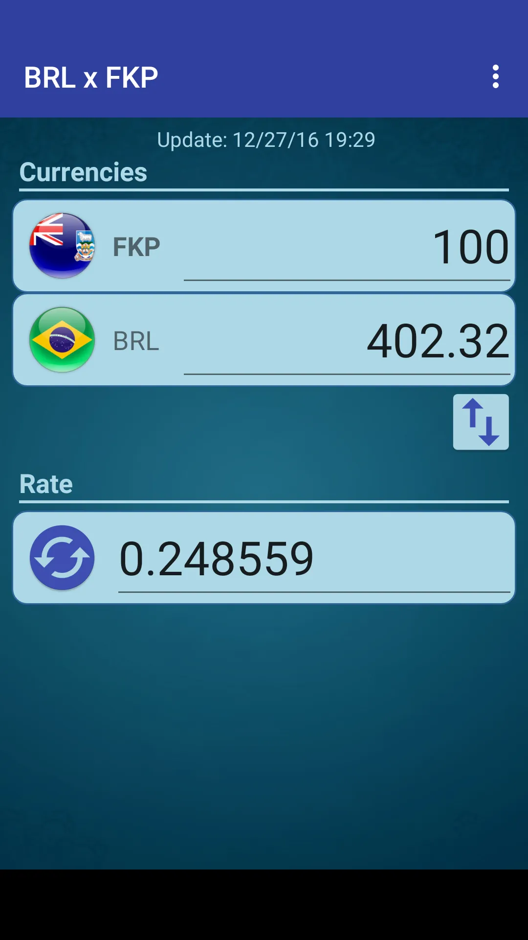 BRL Real x Falkland Isl. Pound | Indus Appstore | Screenshot