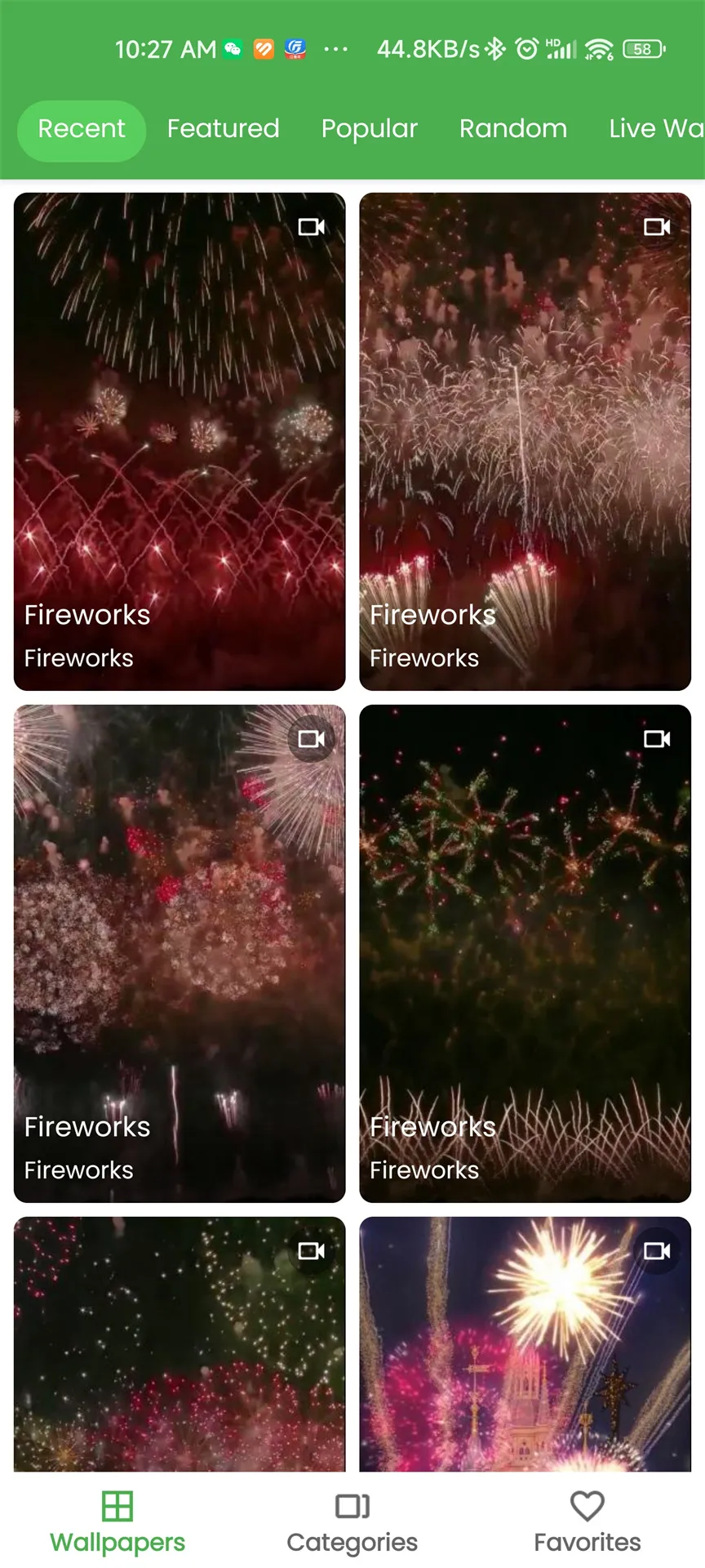 NewYear Fireworks Wallpaper | Indus Appstore | Screenshot