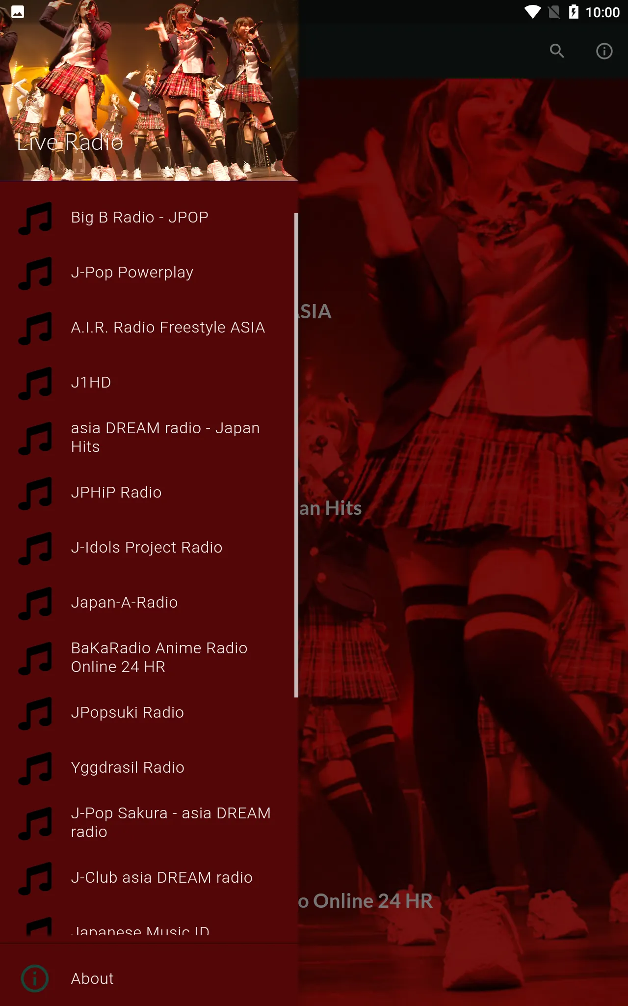 Online Jpop Radio | Indus Appstore | Screenshot