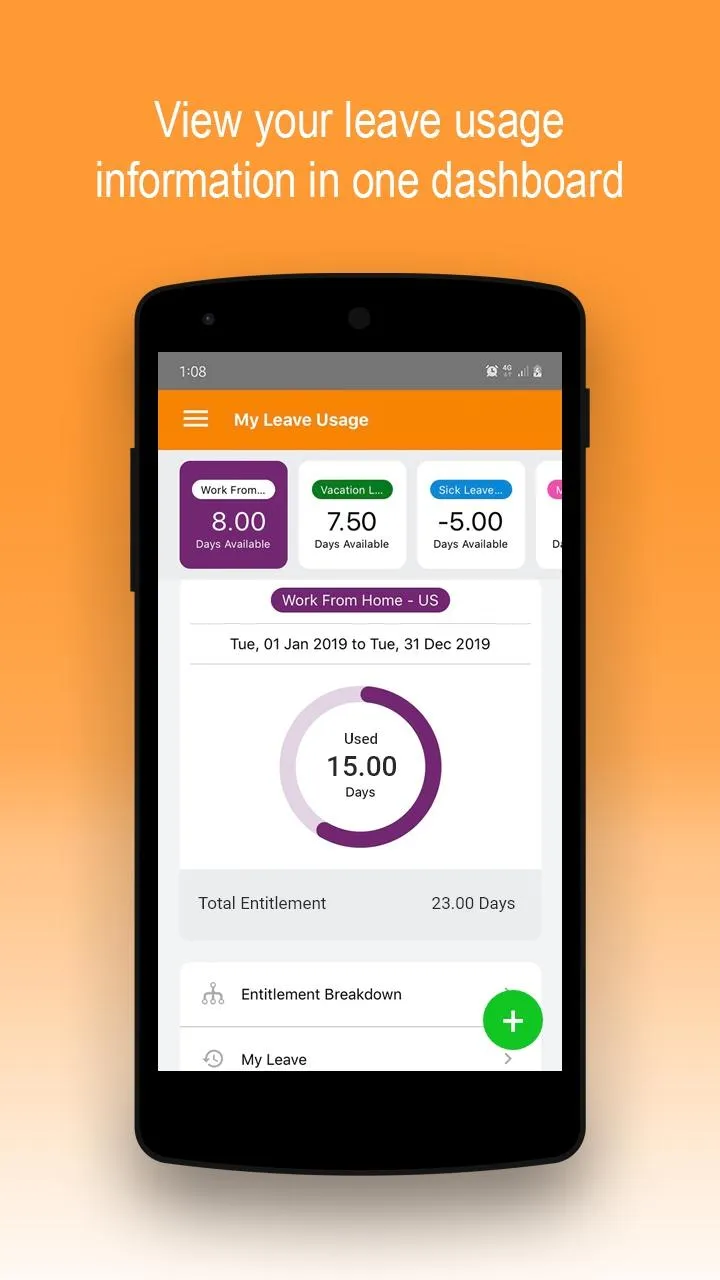 OrangeHRM Advanced | Indus Appstore | Screenshot