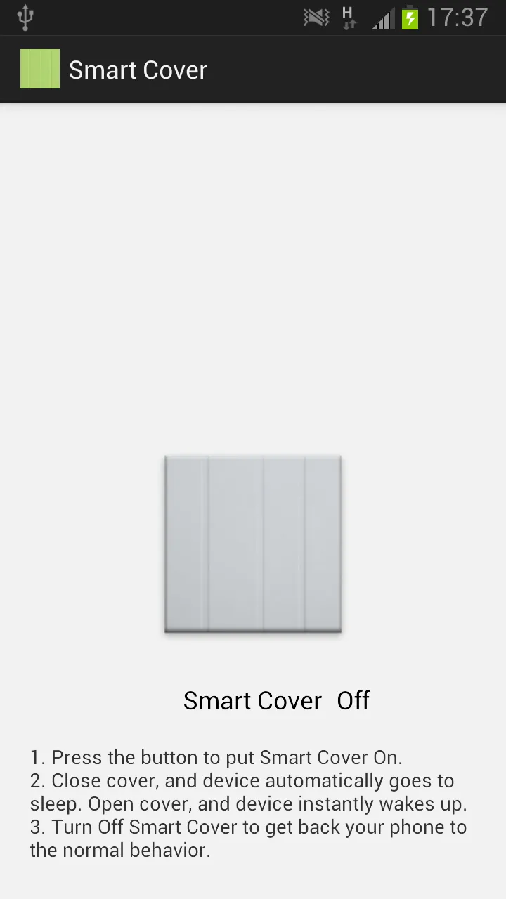 Smart Cover (screen on off) | Indus Appstore | Screenshot