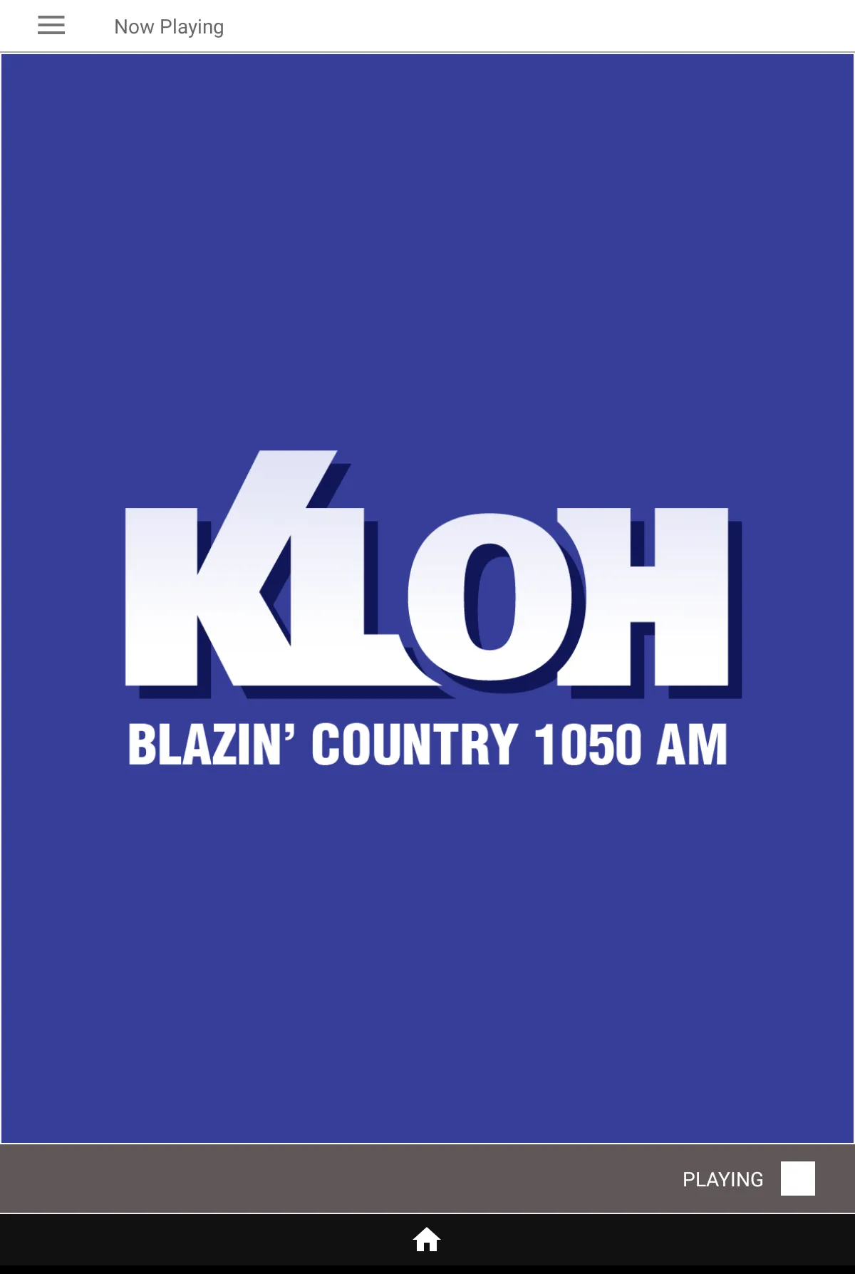 KLOH 1050 AM | Indus Appstore | Screenshot