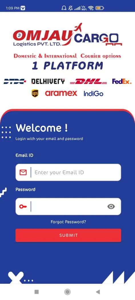 OMJAY LOGISTIC | Indus Appstore | Screenshot