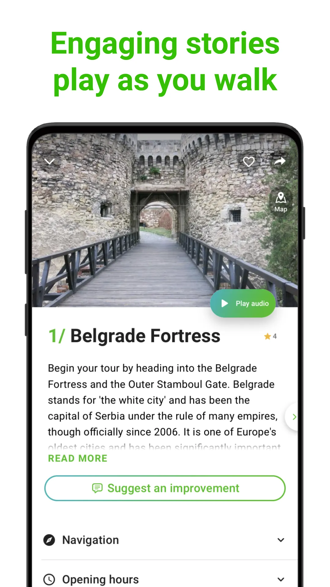 Belgrade Tour Guide:SmartGuide | Indus Appstore | Screenshot