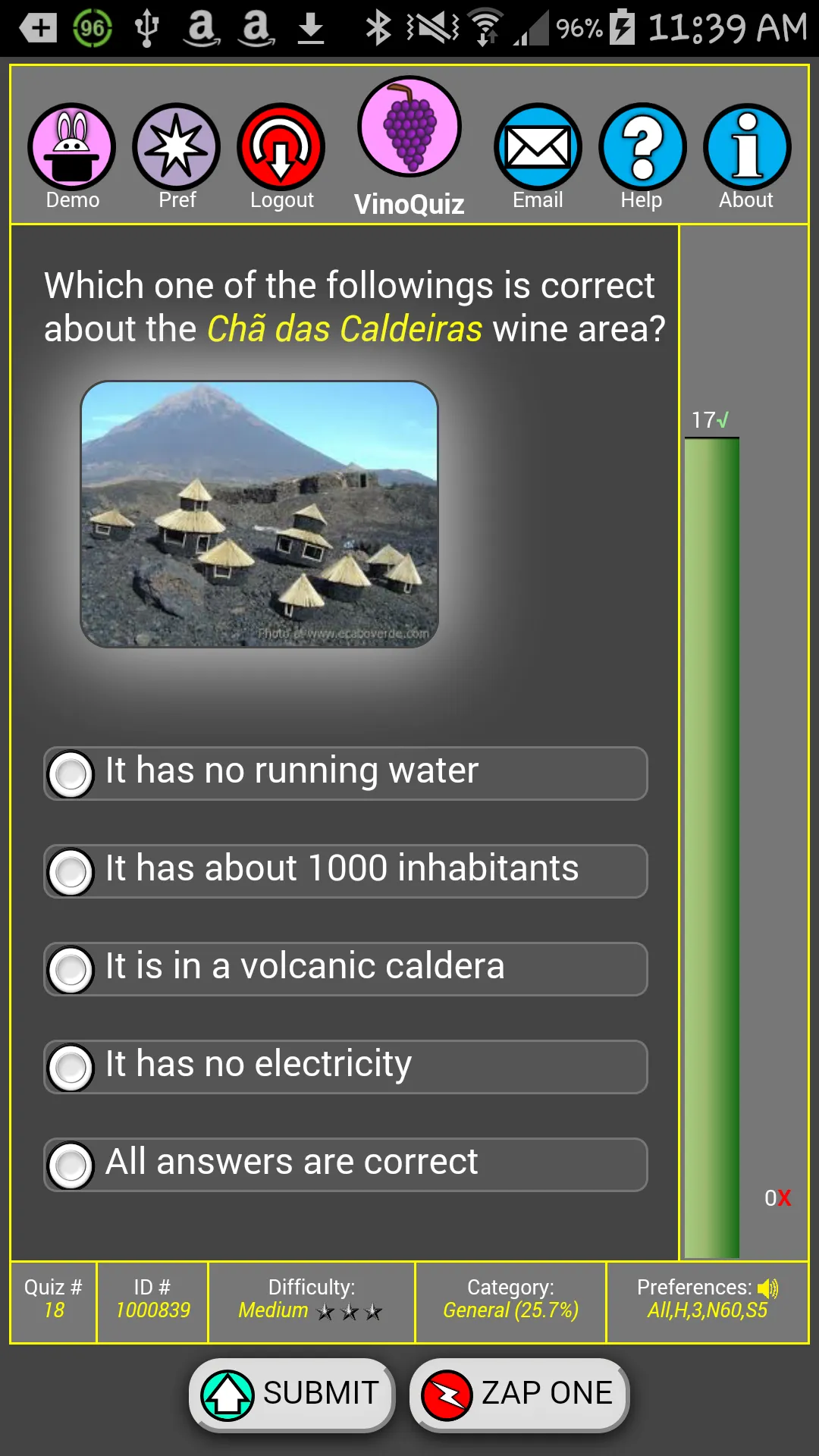 VinoQuiz | Indus Appstore | Screenshot