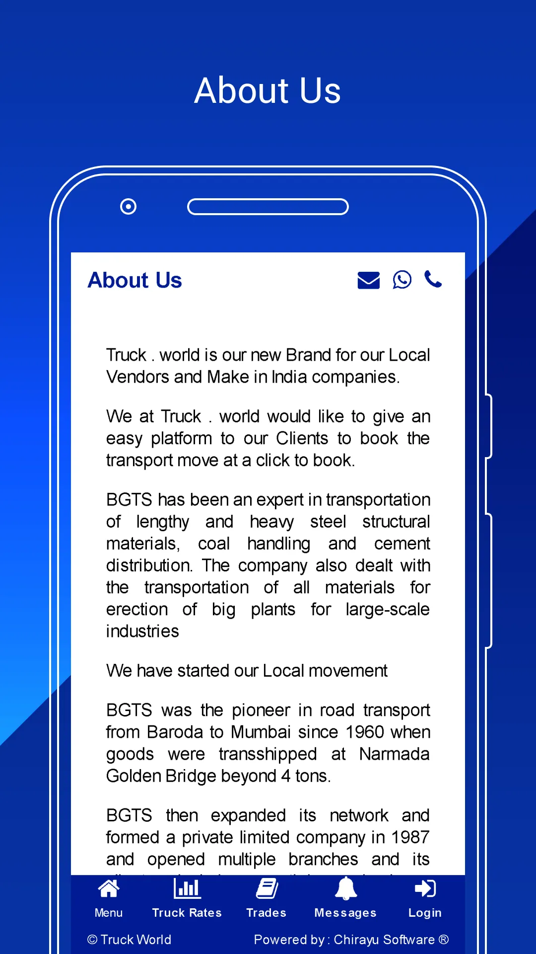 Baroda Goods Transport Service | Indus Appstore | Screenshot