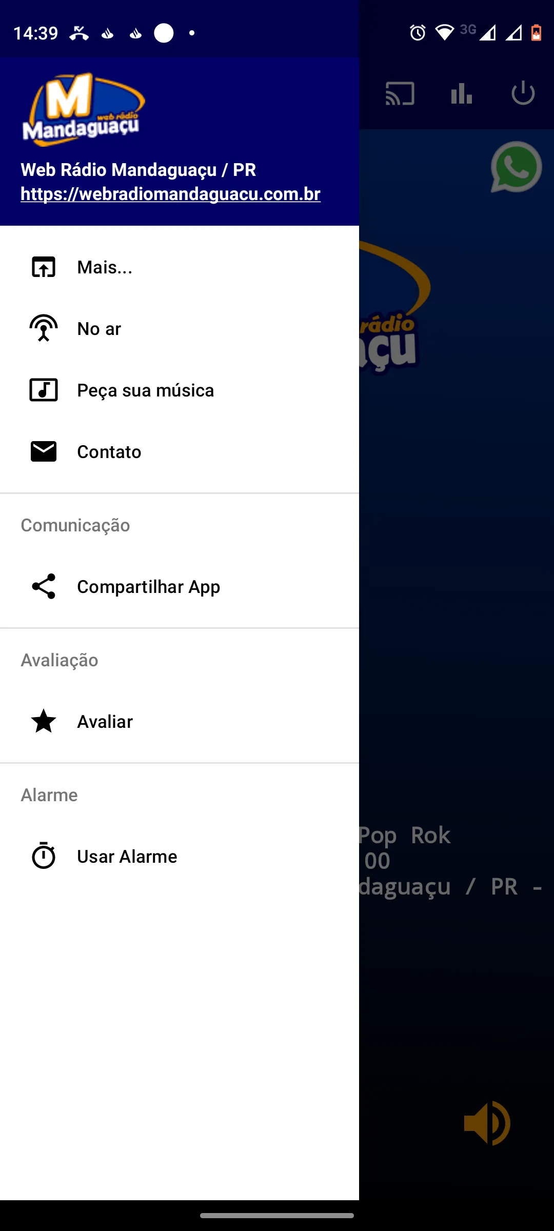 Web Rádio Mandaguaçu | Indus Appstore | Screenshot