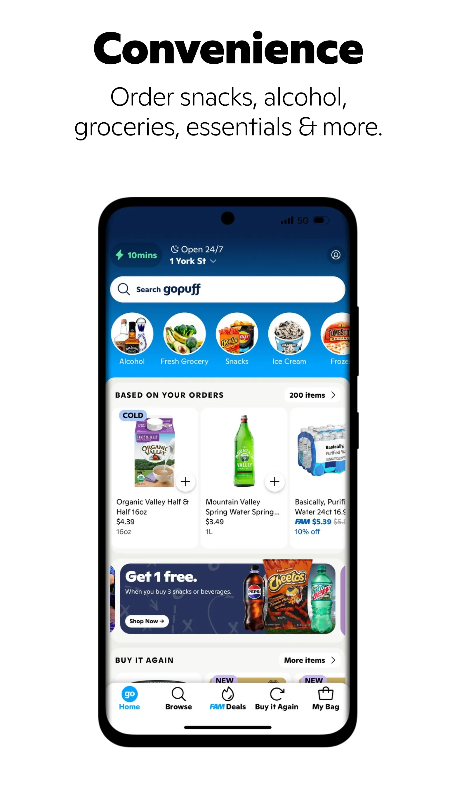 Gopuff—Alcohol & Food Delivery | Indus Appstore | Screenshot