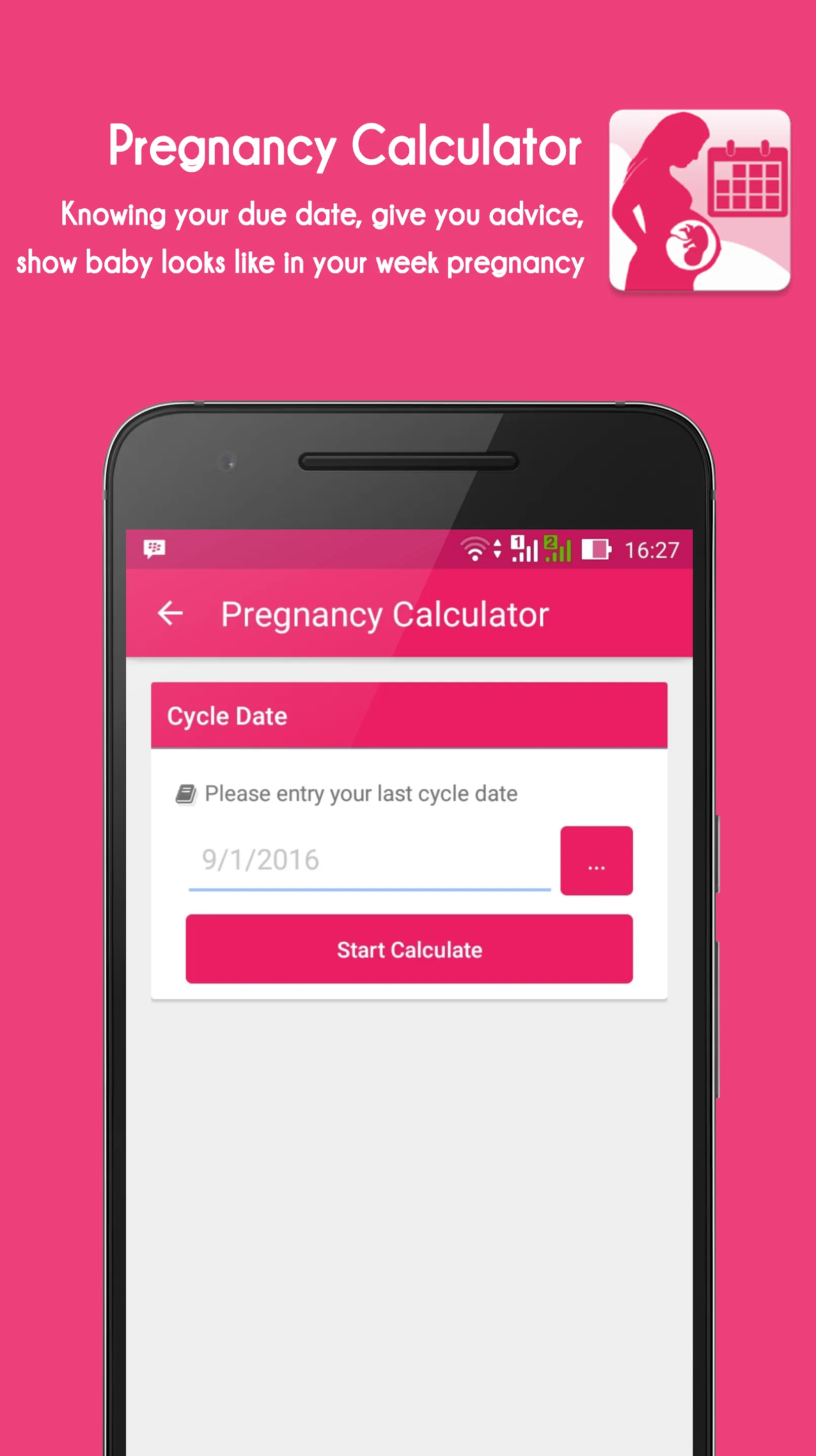 Pregnancy Calculator | Indus Appstore | Screenshot