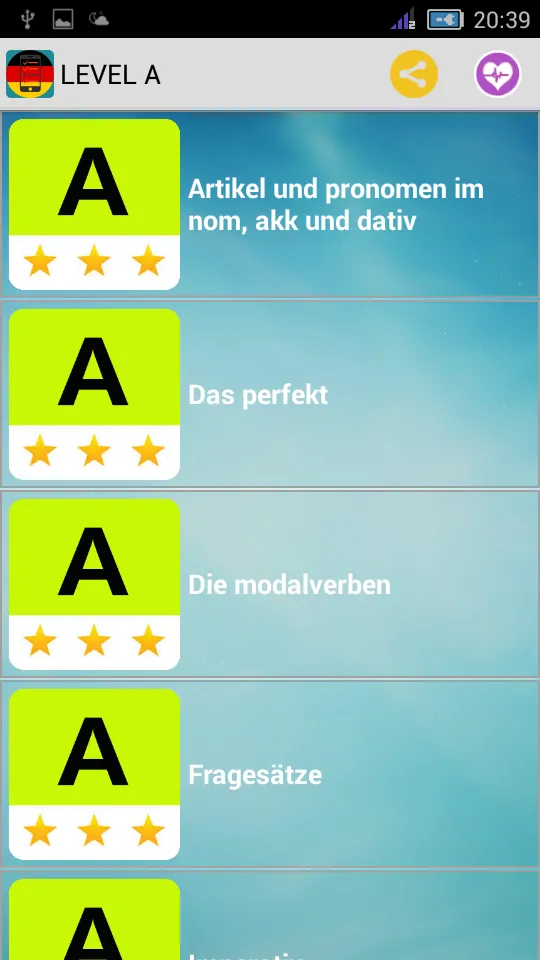 German Test | Indus Appstore | Screenshot