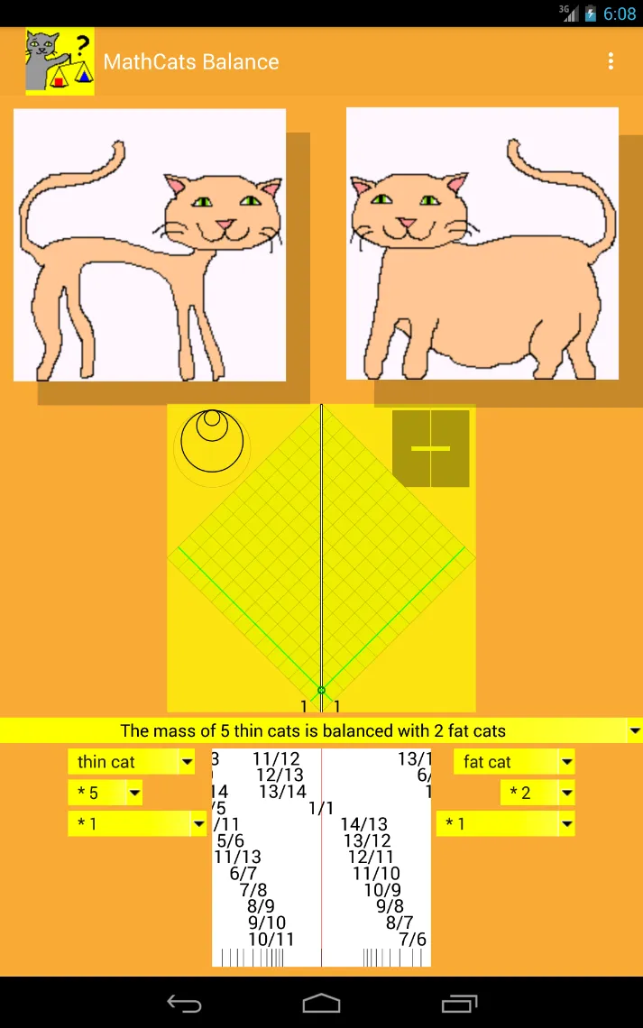 MathCats balance | Indus Appstore | Screenshot