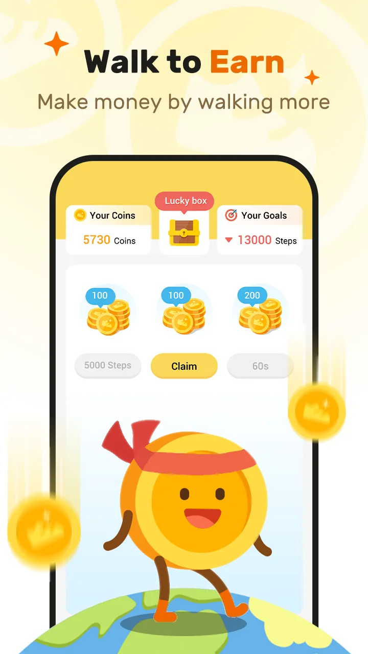 WalkEarn - Steps to Cash | Indus Appstore | Screenshot