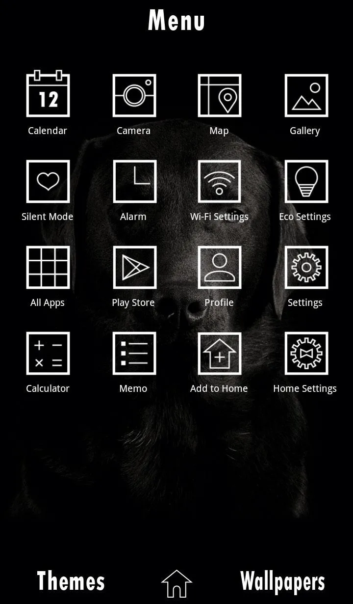 Wallpaper-Dog in the Dark- | Indus Appstore | Screenshot