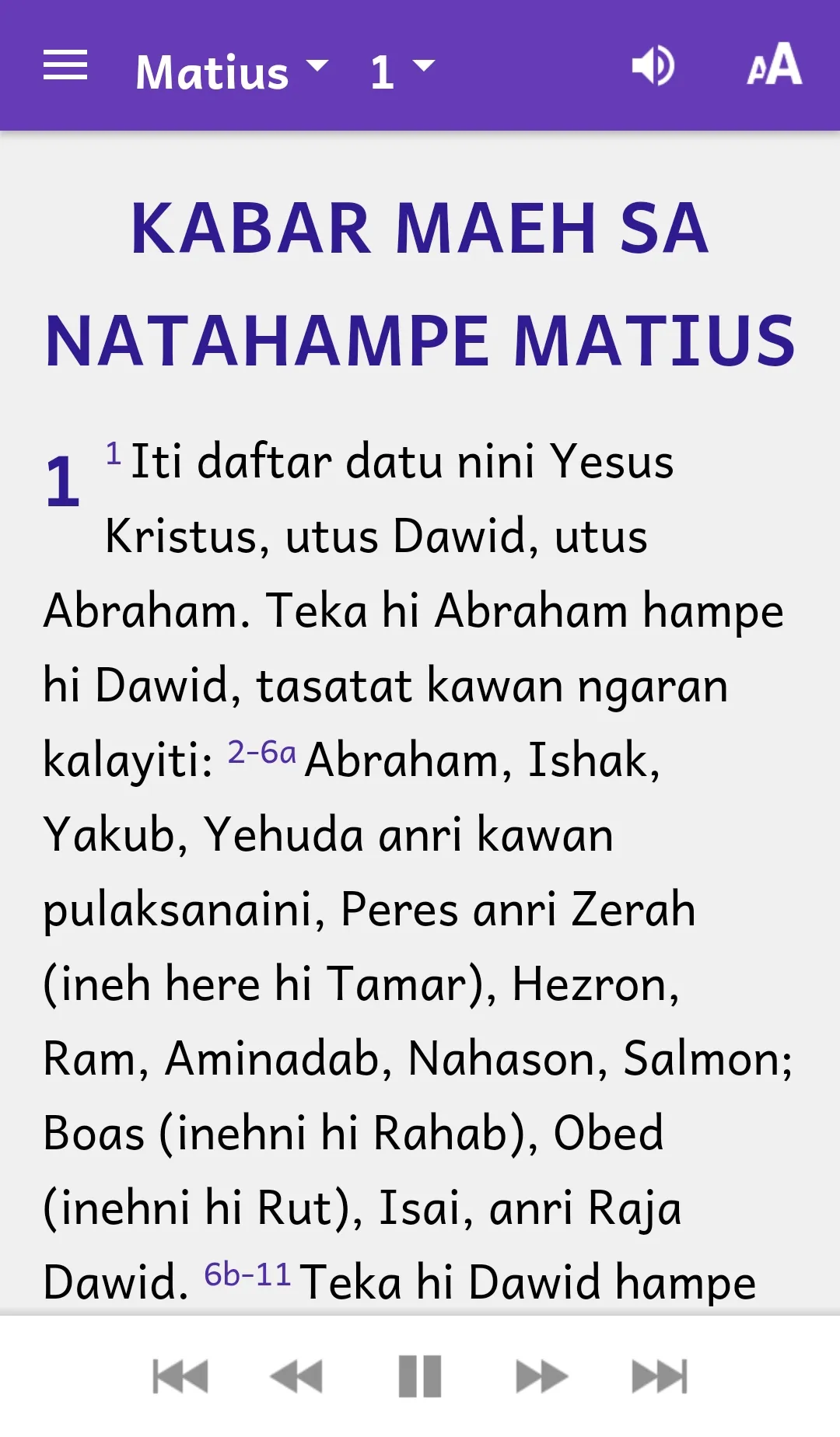 Dayak Ma'anyan Bible | Indus Appstore | Screenshot