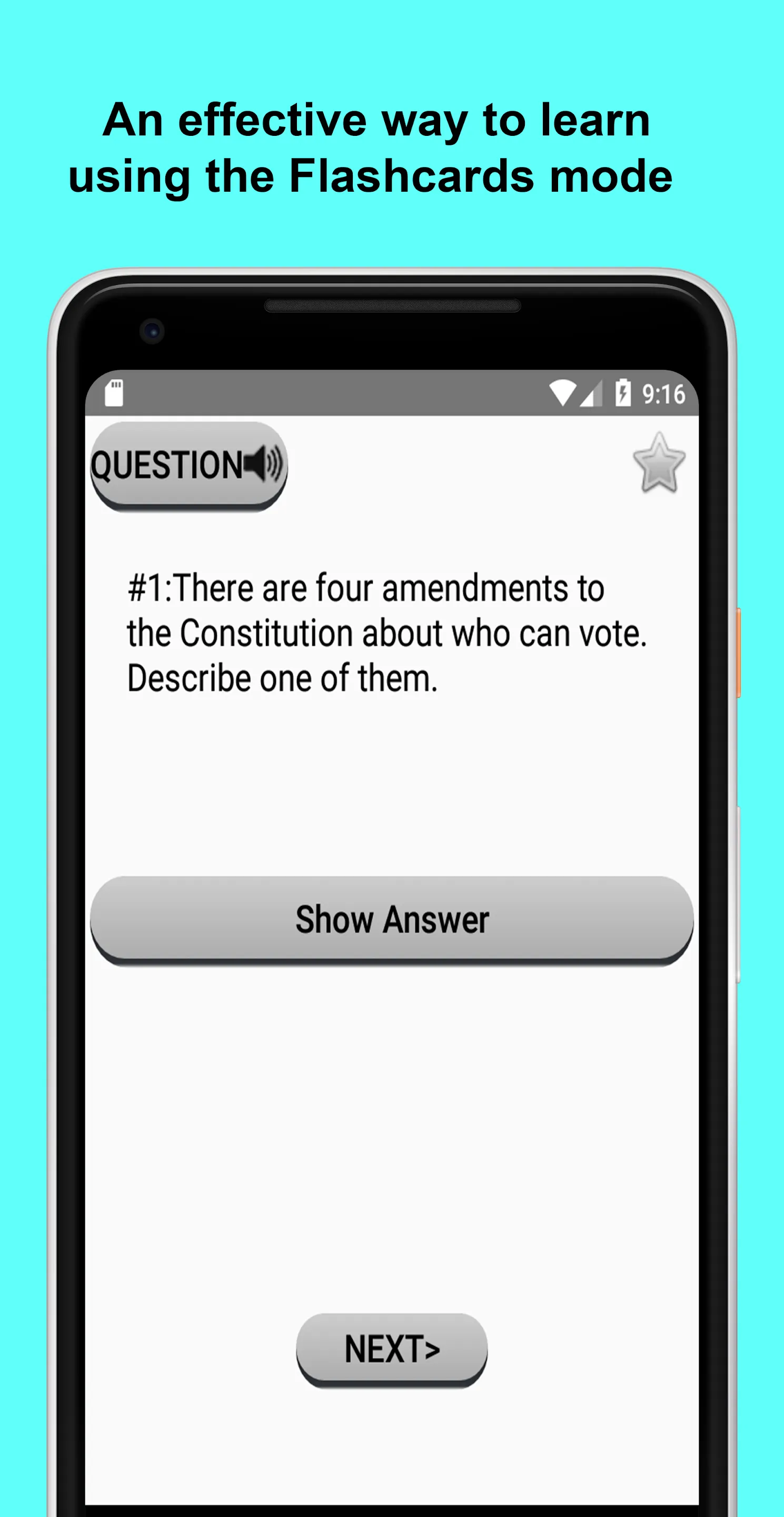 US Citizenship Test 2024 | Indus Appstore | Screenshot