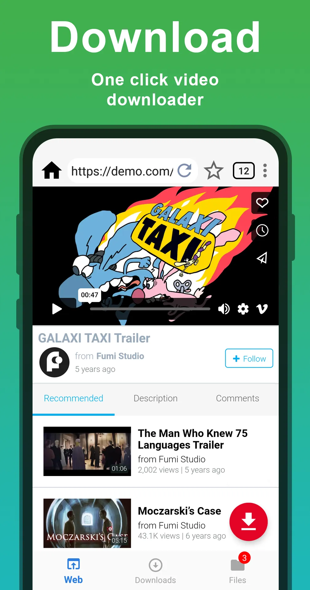 Video Downloader — all in one | Indus Appstore | Screenshot