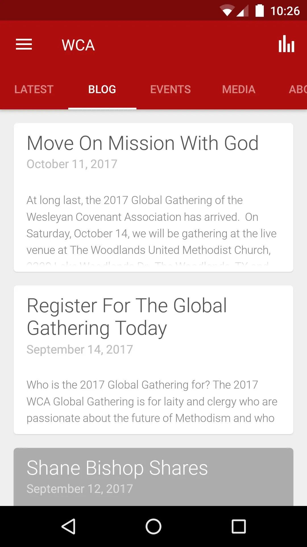 Wesleyan Covenant | Indus Appstore | Screenshot