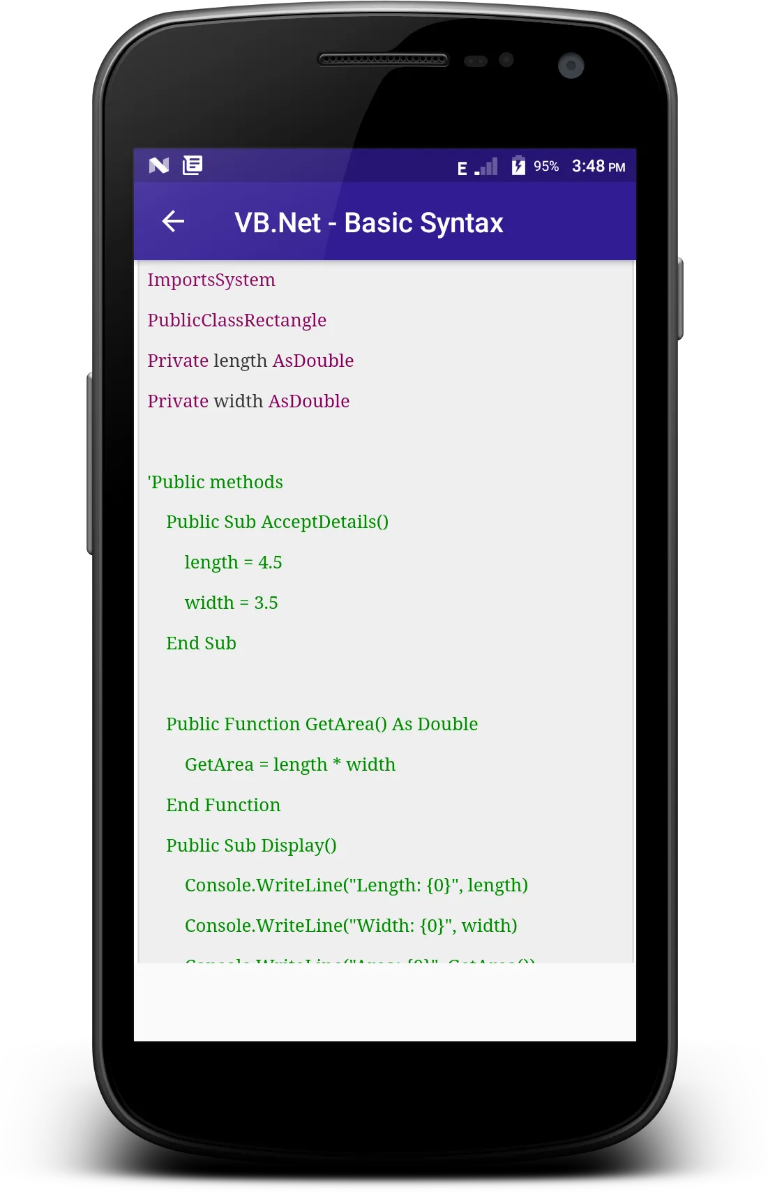 Learn - Visual Basic .NET | Indus Appstore | Screenshot