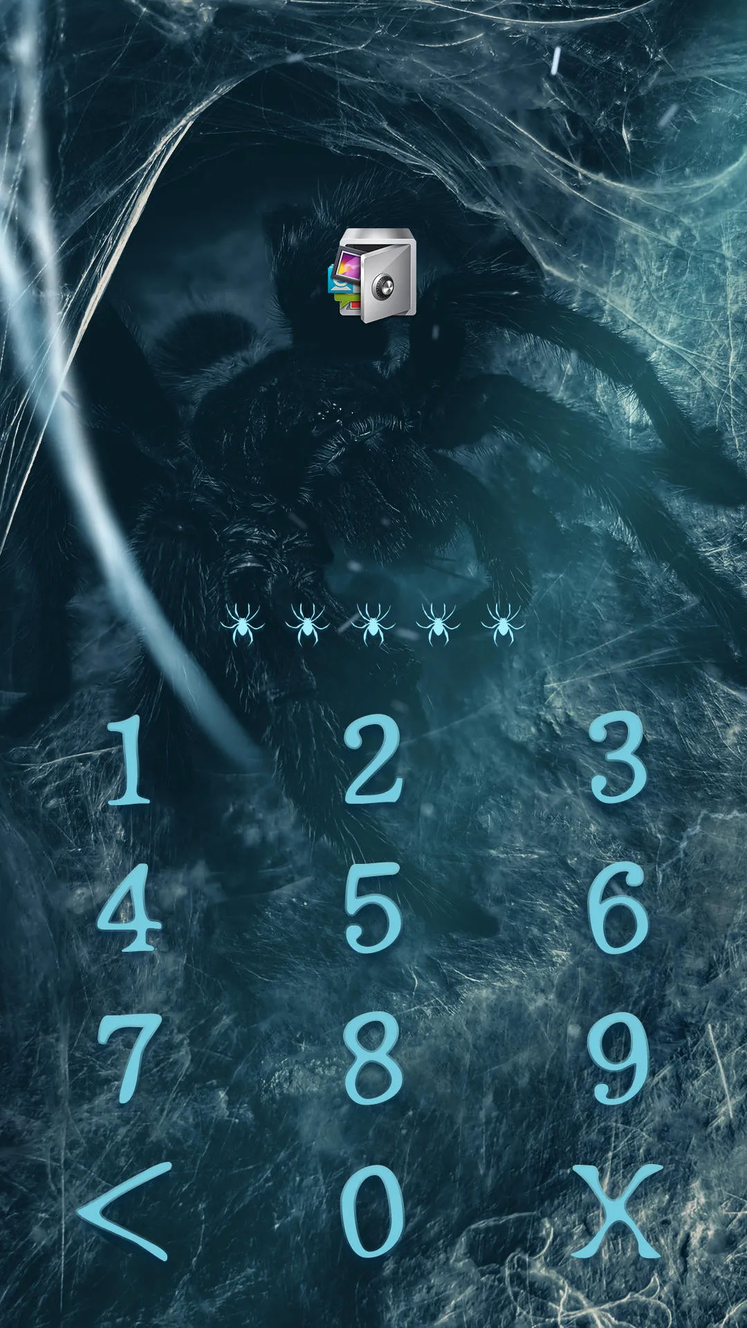 AppLock Live Theme Spider | Indus Appstore | Screenshot