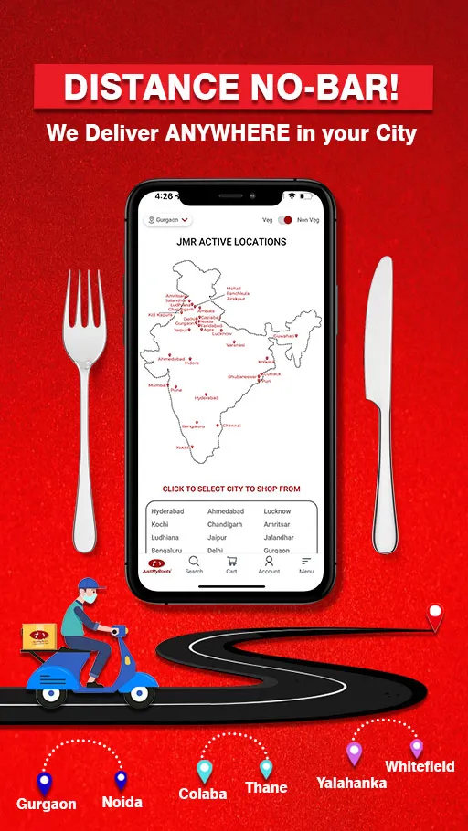 JustMyRoots: Food Delivery App | Indus Appstore | Screenshot