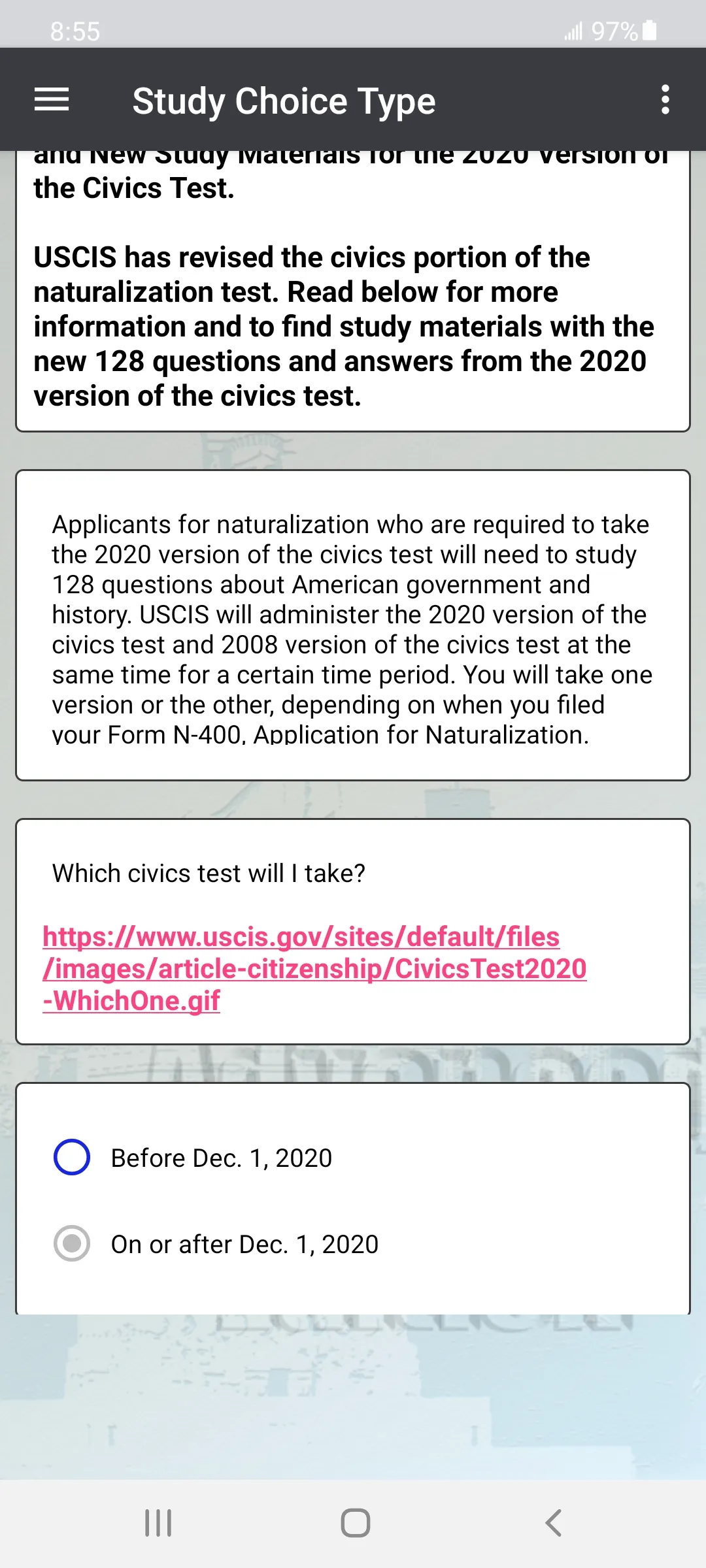 US Citizenship Test 2023 Pro | Indus Appstore | Screenshot