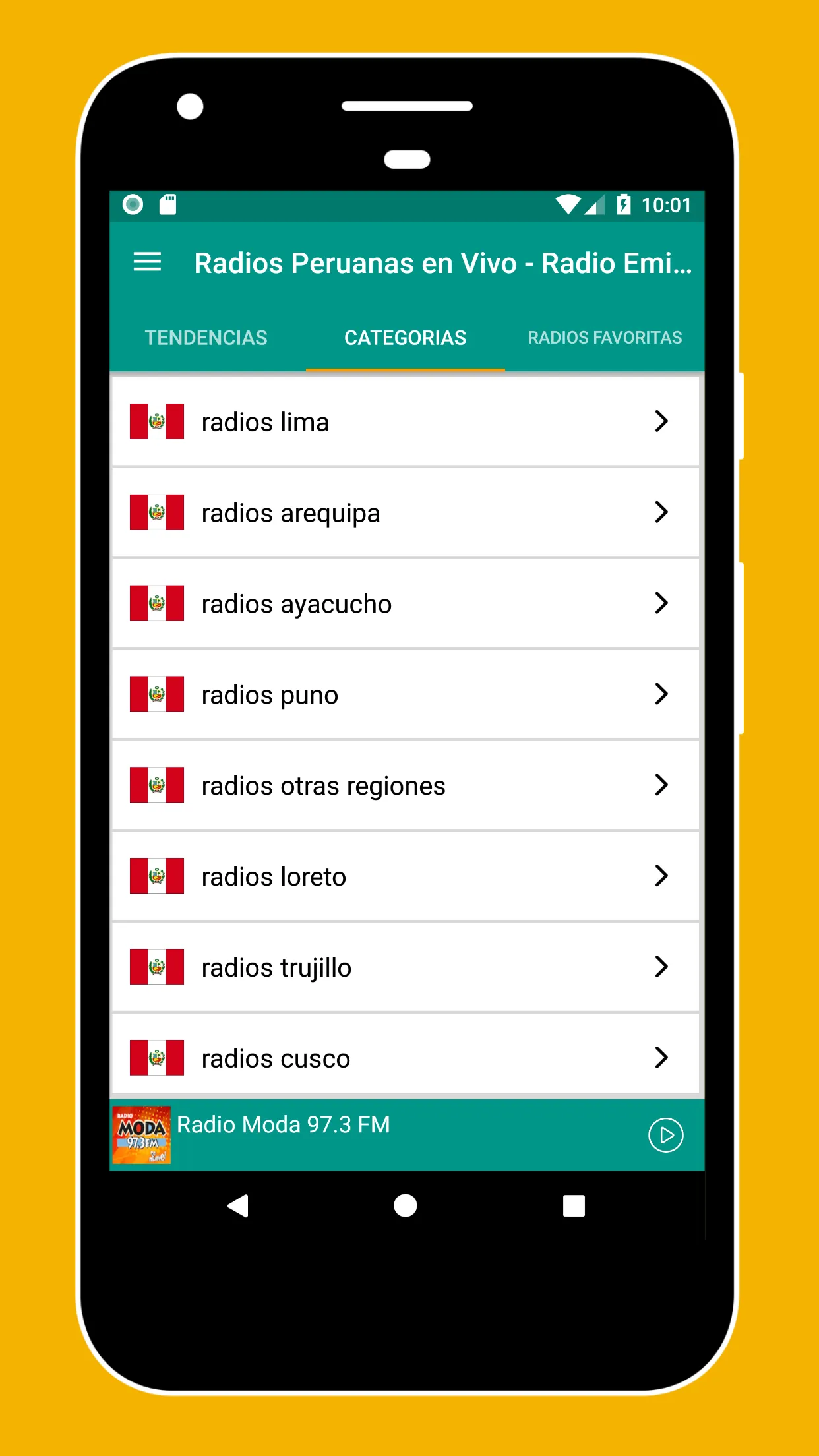 Radio Peru FM + Radio Online | Indus Appstore | Screenshot