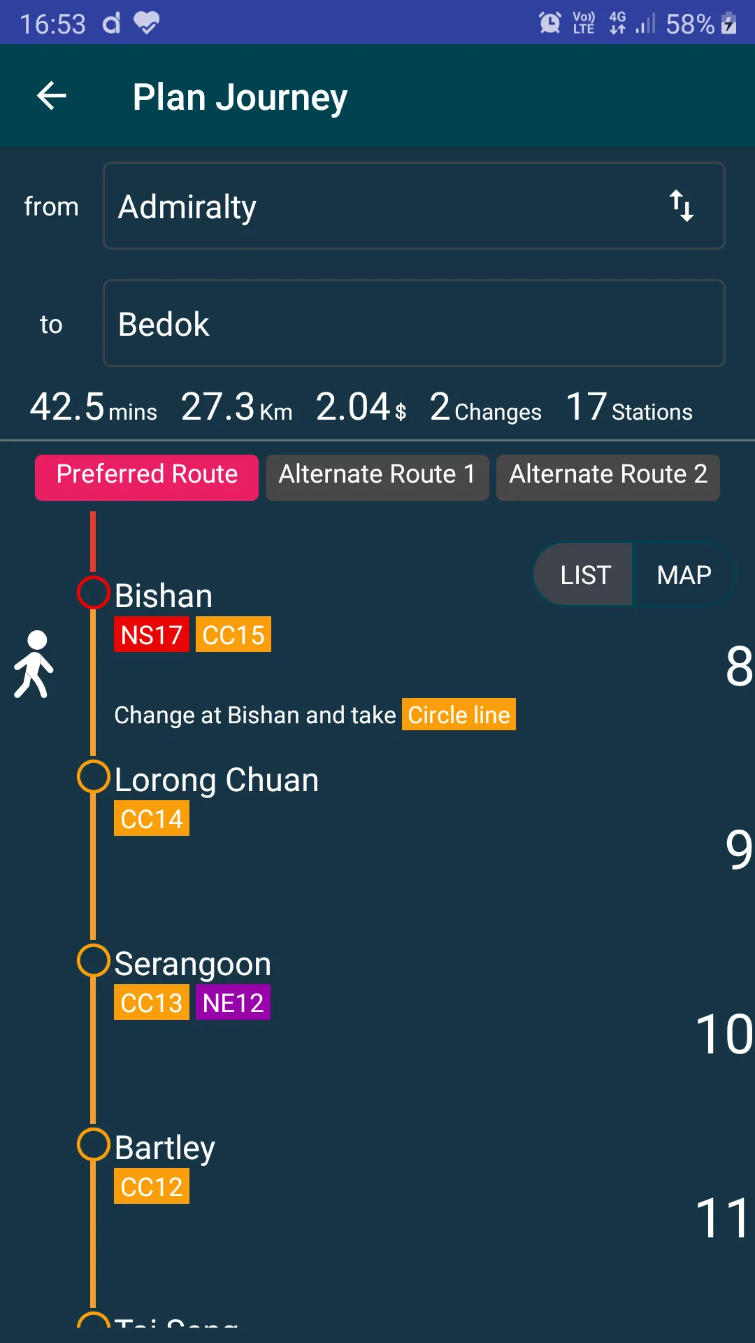 Singapore Metro - MRT & LRT | Indus Appstore | Screenshot